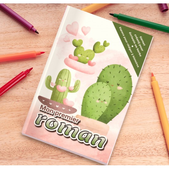 Carnet créatif pour écrivain en herbe - Cactus